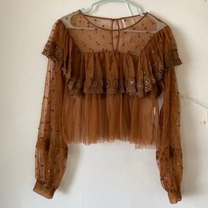 Free people blouse - M